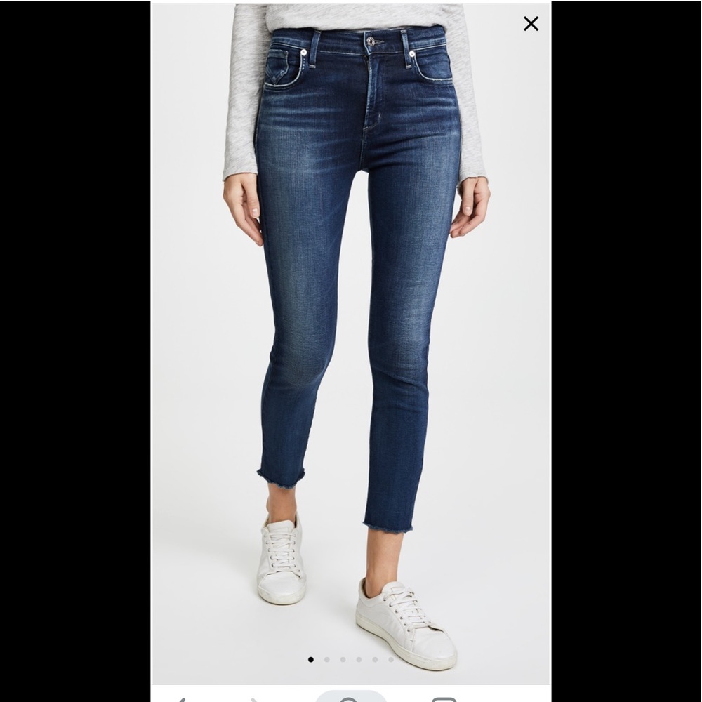 AGOLDE Sophie High Rise Skinny Crop Jeans